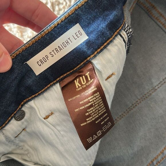 NWT Kut from the Kloth Crop Straight Leg Jeans - Picture 5 of 6